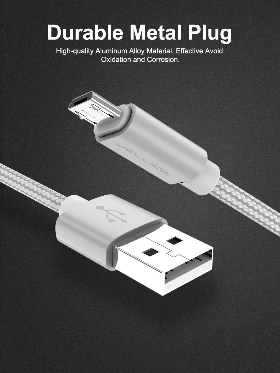 Dây cáp sạc và truyền dữ liệu nhanh chóng Micro USB 2A cho điện thoại Samsung Xiaomi Android