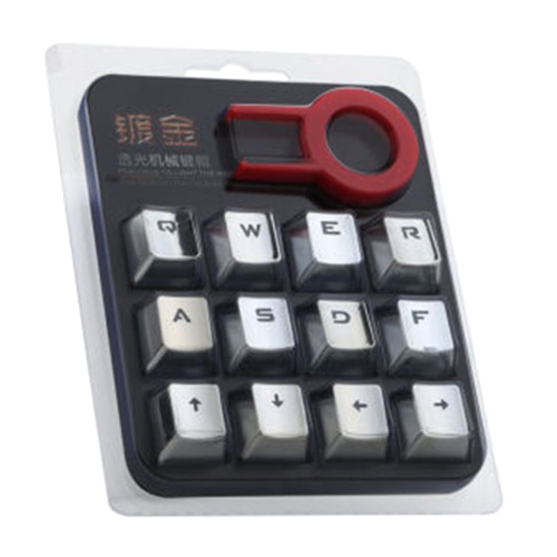 Set 12 Nút Bấm Nhựa Mạ Điện Cho Bàn Phím Cherry MX Axis