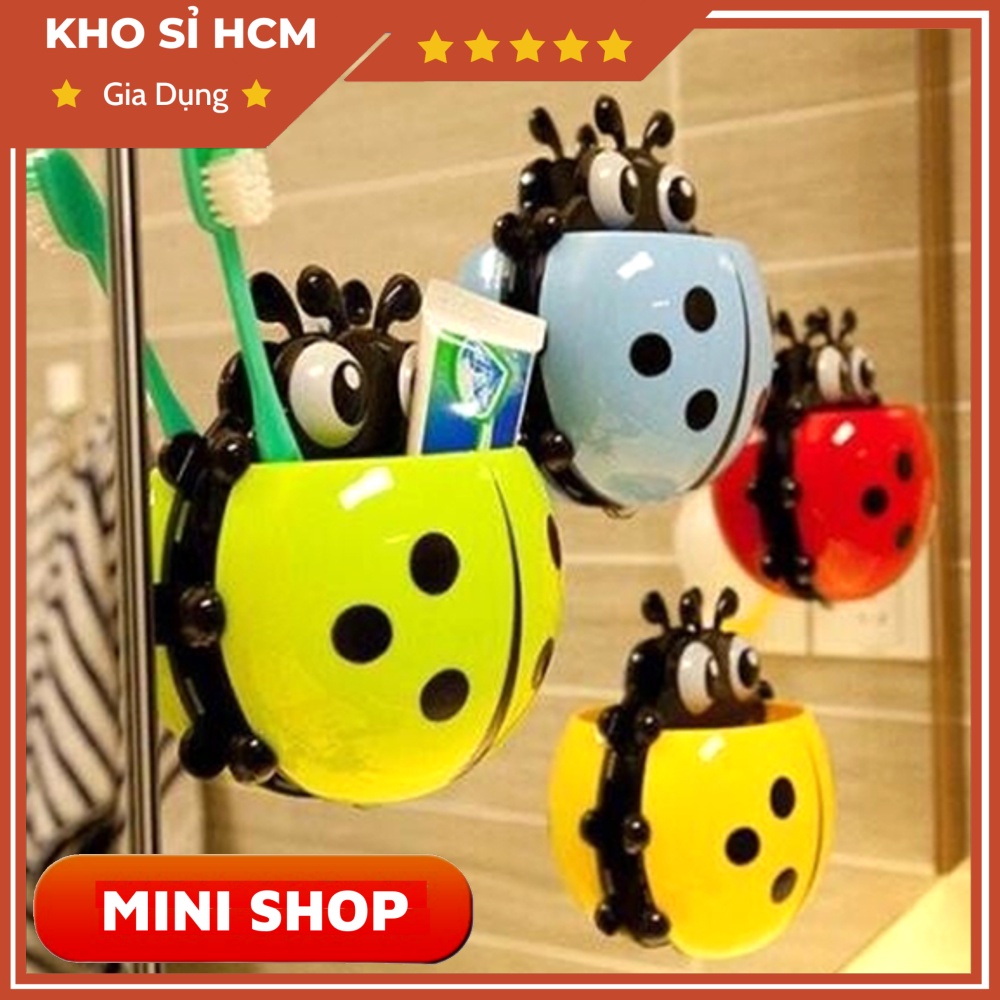 Lọ Đựng Bàn Chải Và Kem Đánh Răng Hình Chú Bọ MINISHOP H219