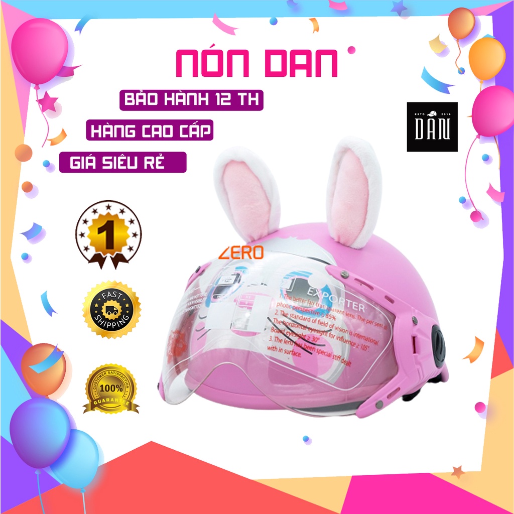 Mũ Bảo Hiểm Trẻ Em Proma TL77 Con Thỏ Có Kính