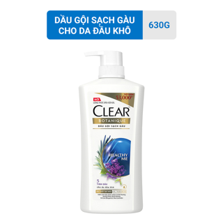 Dầu gội sạch gầu CLEAR Botanique 5 tinh dầu 630gr