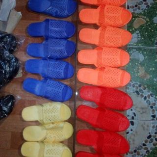 Dép tổ ong dày màu cam