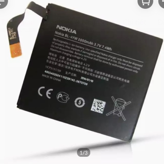 Pin xịn cho máy lumia 925