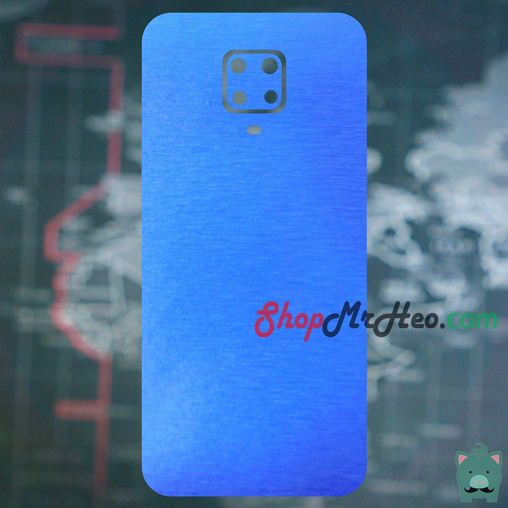 Skin Dán Mặt Sau Lưng Vân Nhôm Xiaomi Redmi Redmi Note 9 - Note 9s