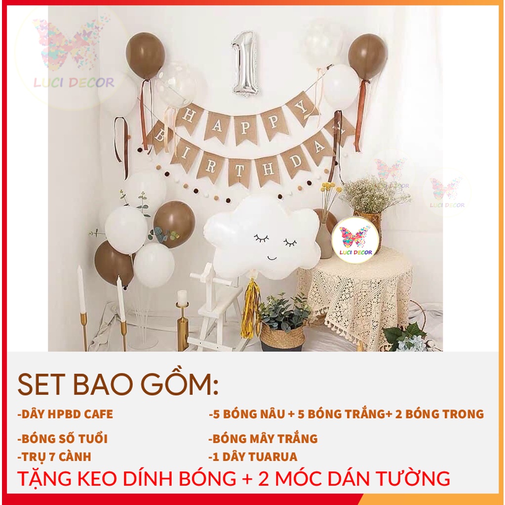 Set trang trí sinh nhật kiểu hàn quốc