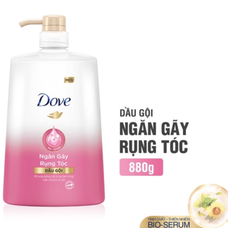 Chính hãng BAO BÌ MỚI DẦU GỘI DOVE NGĂN GÃY RỤNG TÓC DOVE PHỤC HỒI 880G