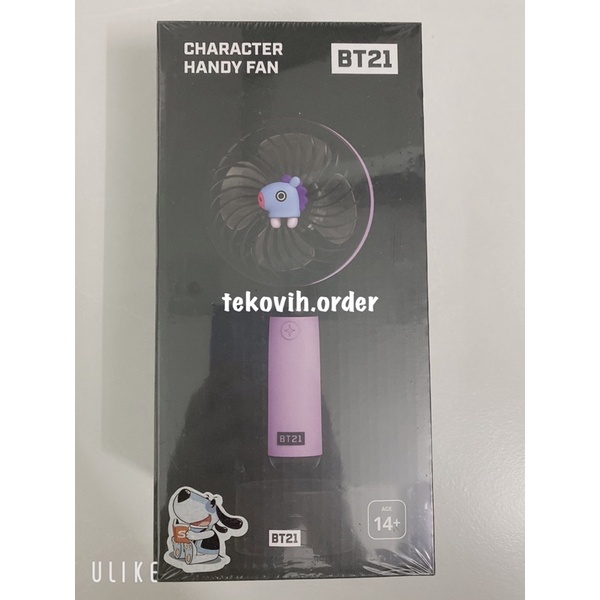 (Sẵn Tata) Quạt BT21 Handy Fan Ver.1 | Quạt cầm tay chính hãng