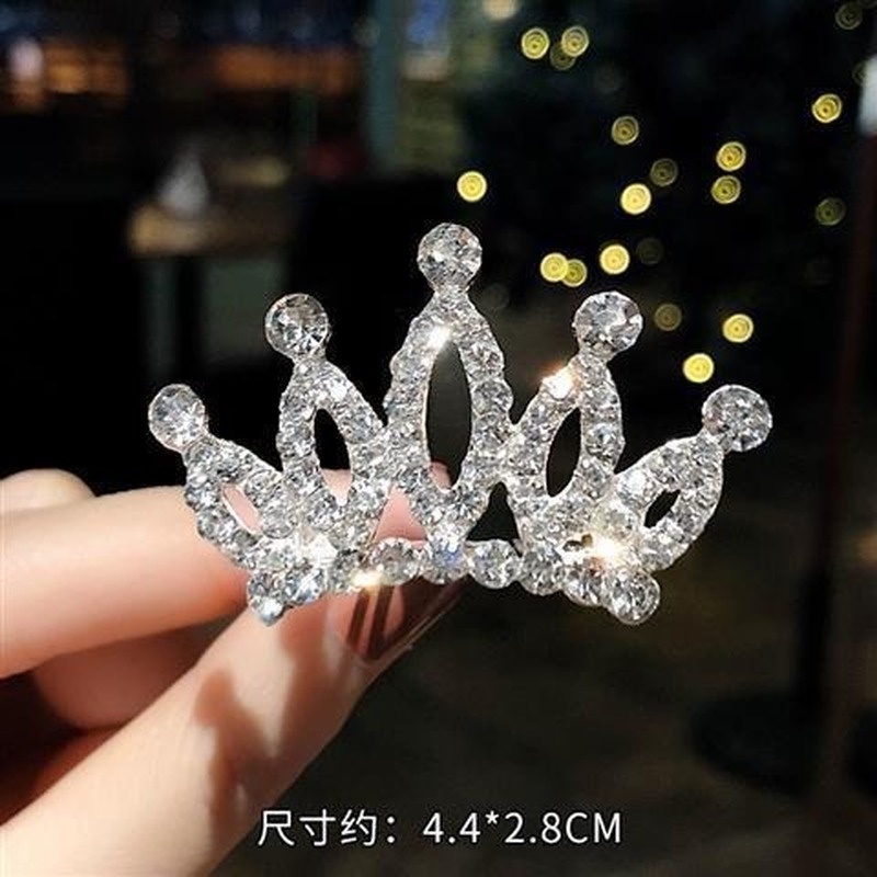 Vương Miện Cài Tóc Kiểu Công Chúa Dễ Thương Cho Bé Gái