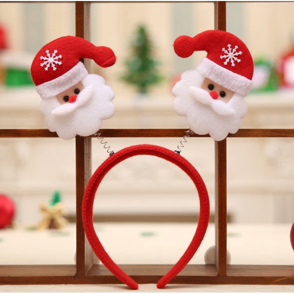 bờm tuần lộc giáng Sinh cài tóc nhiều mẫu vải nhung, nỉ chất liệu đẹp, bờm giáng sinh kiểu mới