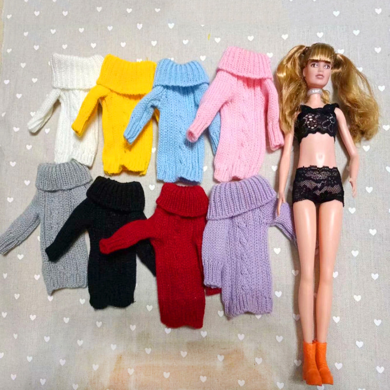 Trang phục len thời trang đẹp mắt cho búp bê kích thước 1/ 6 28cm