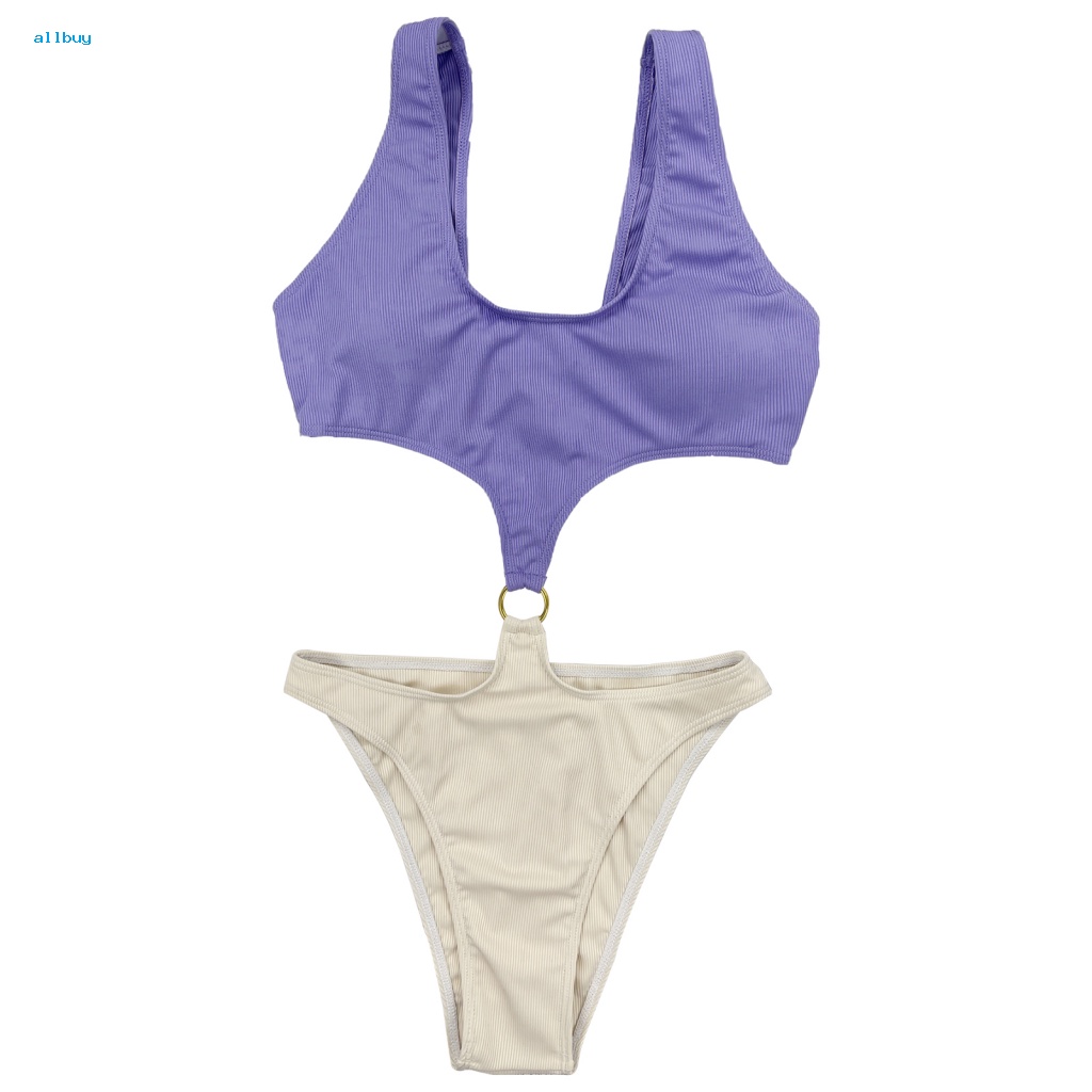 Allbuy Bodysuit Bơi Kết Cấu Tinh Tế