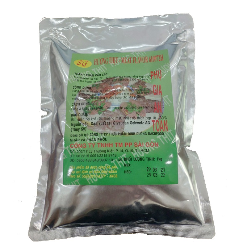 Hương thịt bột Meat Flavor 610972H - Tạo hương thịt tự nhiên cho các món ăn