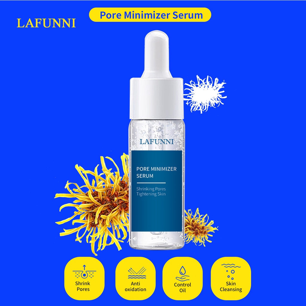 (Hàng Mới Về) Set 2 Lọ Serum Vitamin C Làm Trắng Da + Se Khít Lỗ Chân Lông Lafunni