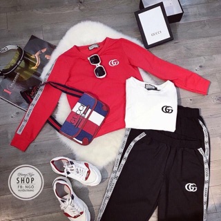 Bộ nỉ gucci nữ