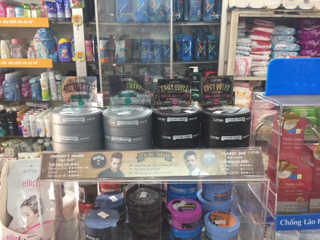 Was vuốt tóc Gastby Pomade mẫu mới sản xuất tại indonesia