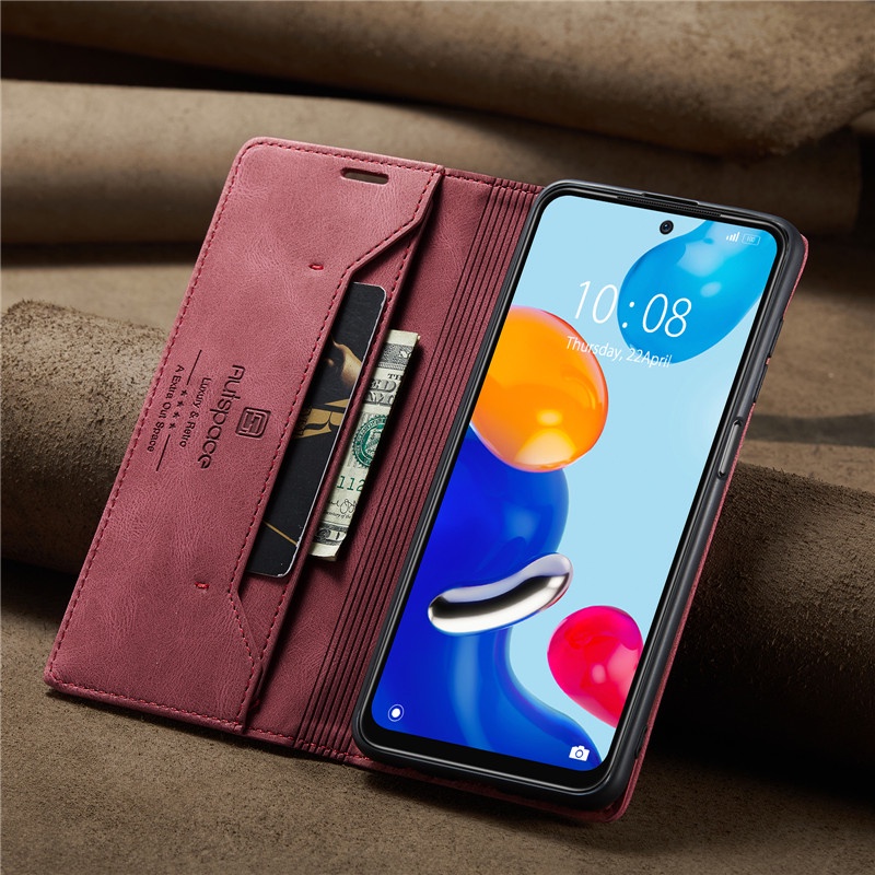 Vỏ mới! Ốp Điện Thoại Kiểu Ví Da Lật Cho Redmi Note 11 10 9 8 Pro 11s 10s 9s Xiaomi 11 11T 10T Pro Lite