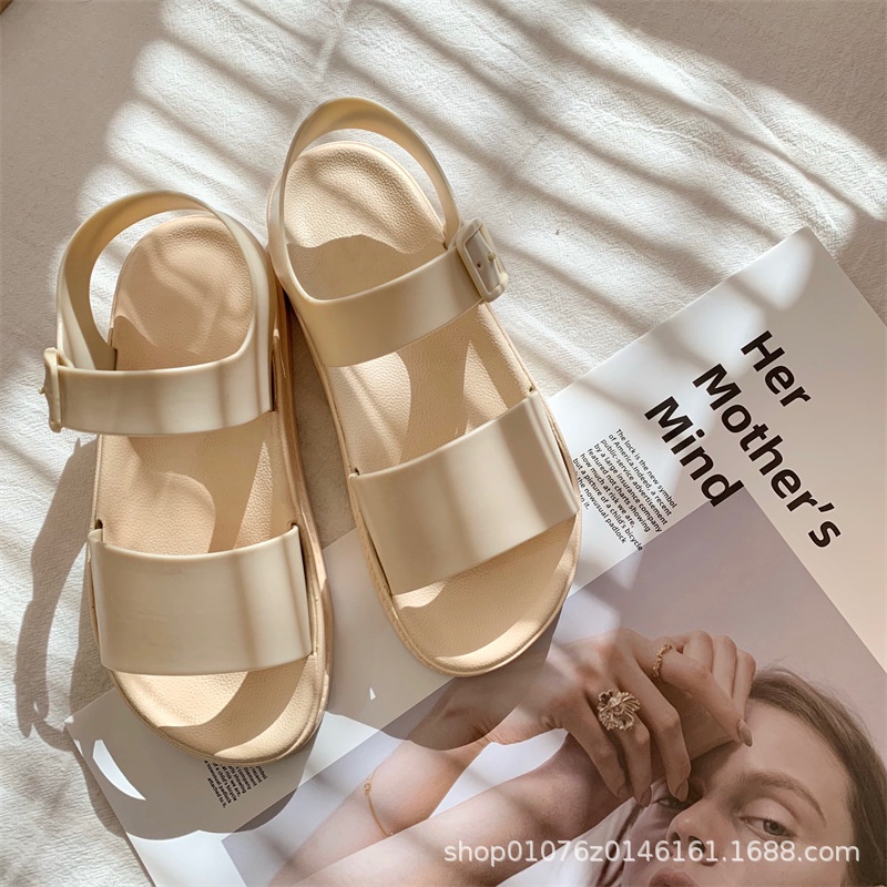 Sandal nữ, Dép quai hậu nữ đi học chất liệu cao su cao cấp xinh xắn chống trơn trượt DS05