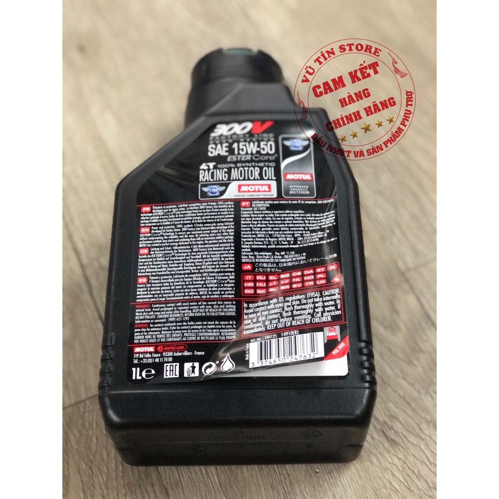 Dầu Nhớt Động Cơ Motul 300v Factory Line Road Racing 15W-50