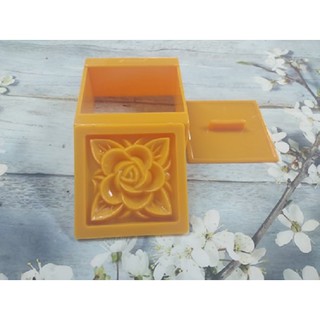 KHUÔN XÔI VUÔNG 8 CM HÌNH HOA HỒNG