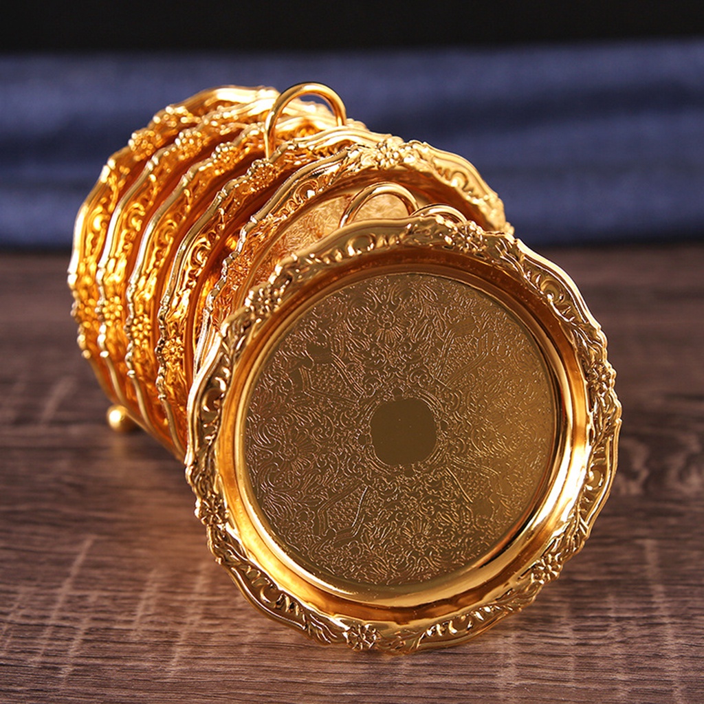 Set 6 Đế Lót Ly Bằng Kim Loại Cao Cấp