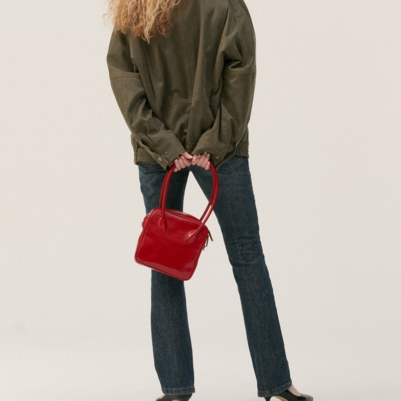 Túi đeo chéo IELGY hình vuông cỡ nhỏ thiết kế đơn giản dễ phối đồ thời trang cho nữ