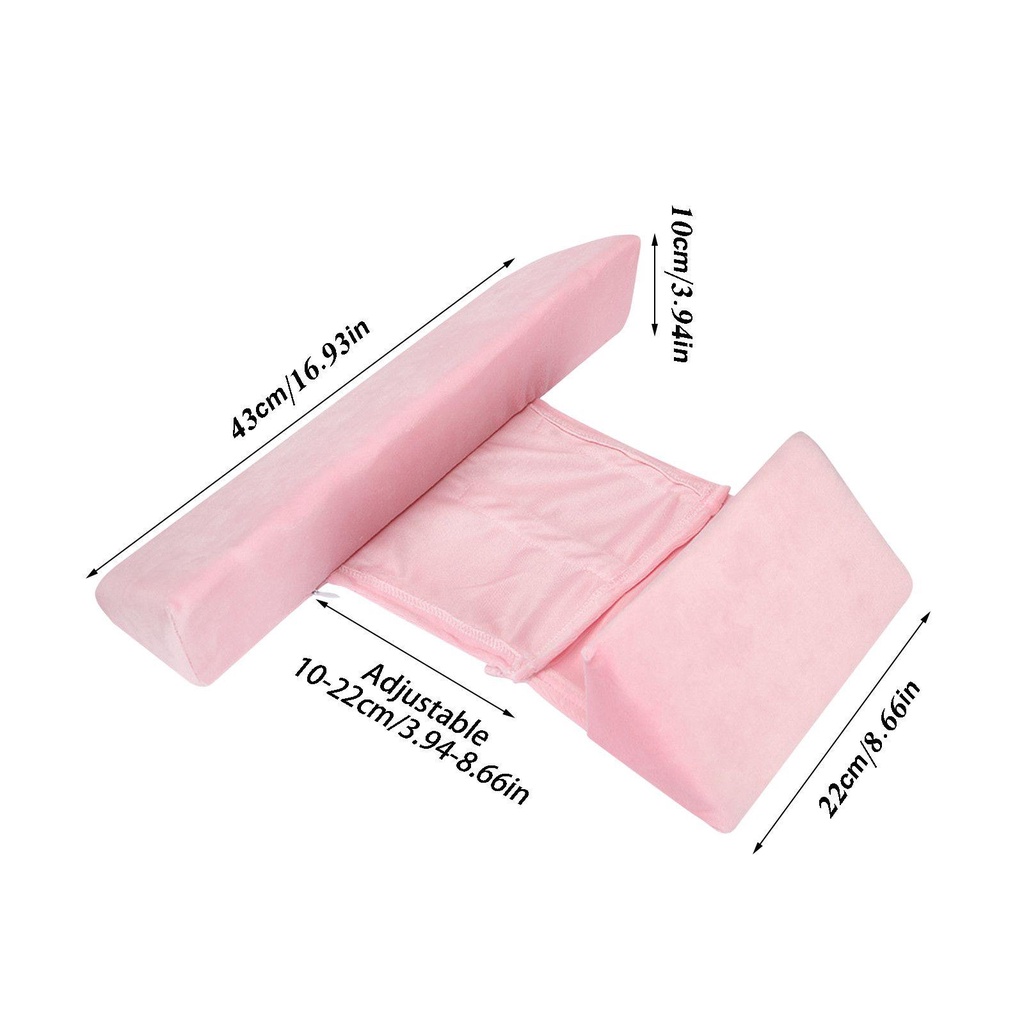 SUSANS Gối Nằm Chống Lăn Có Thể Giặt Sạch Dành Cho Bé 45° Ống Hút Chất Lượng Cao Chuyên Dùng