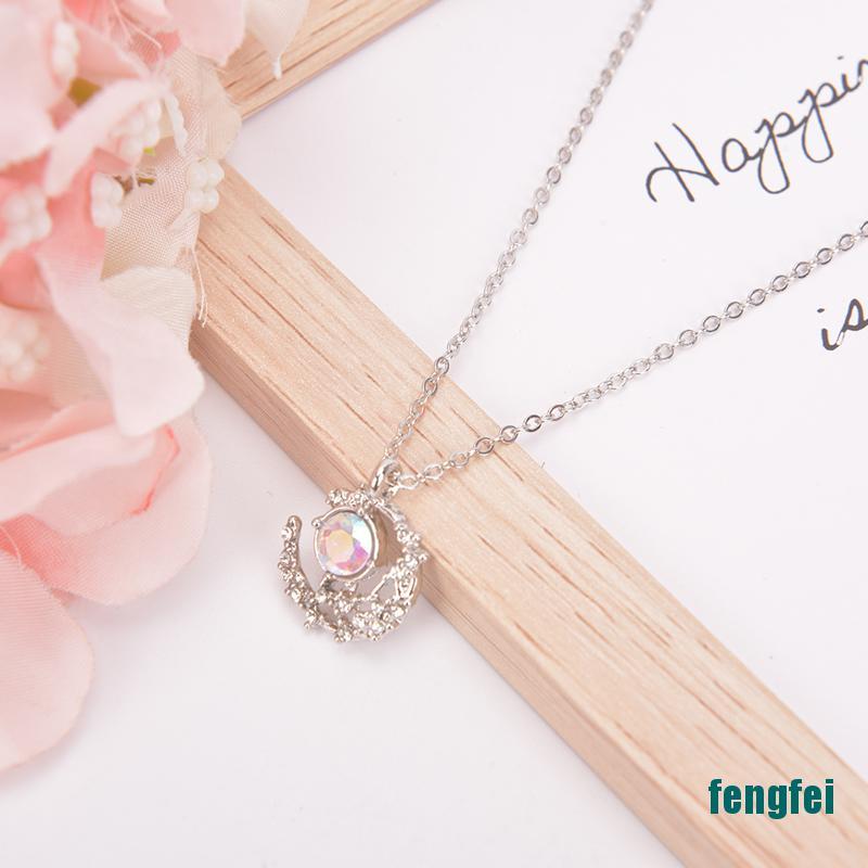 (Mới) Vòng Cổ Choker Bạc 925 Đính Đá Opal Tròn Không Gây Dị Ứng