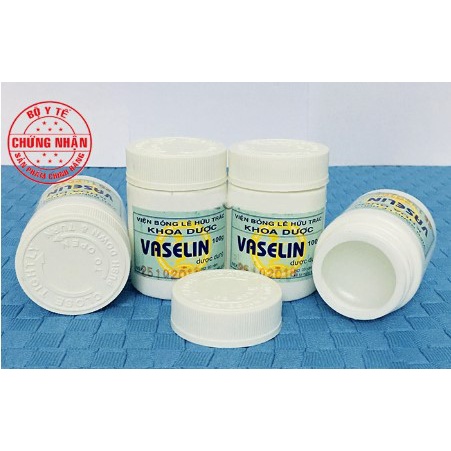 Kem Sáp Nẻ Vaselin Hộp 100g Do Viện Bỏng Quốc Gia Sản Xuất Giúp Da Mịn Màng Cấp Ẩm Chống Khô Ráp