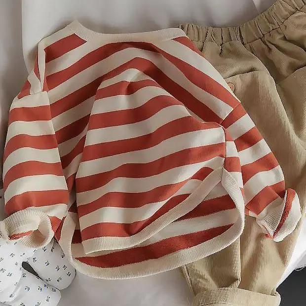 Áo Sweater Một Mảnh Dài Tay Dáng Rộng Kẻ Sọc Phong Cách Phương Tây Thời Trang Xuân Thu 2022 Cho Nam Và Nữ