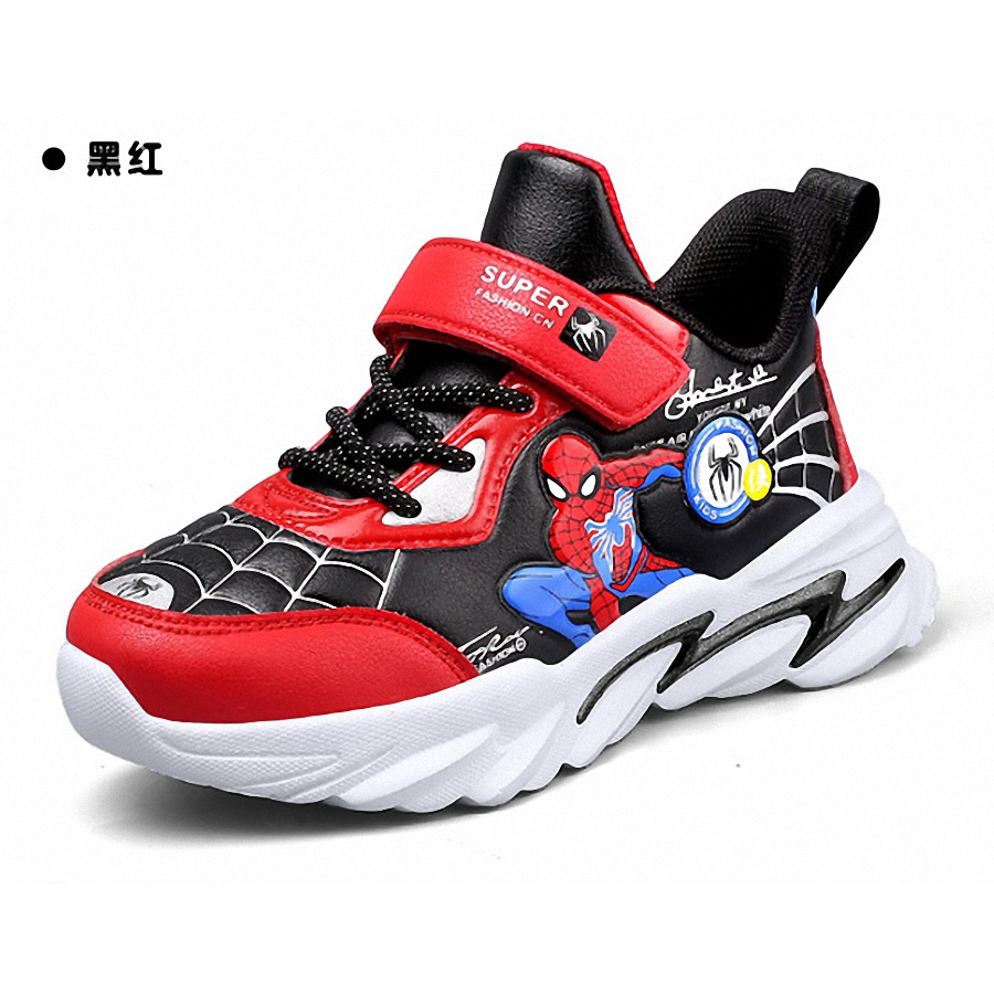 Giày thể thao bé trai (cao cấp )siêu nhân người nhện size 26-38 , siêu nhẹ HT234