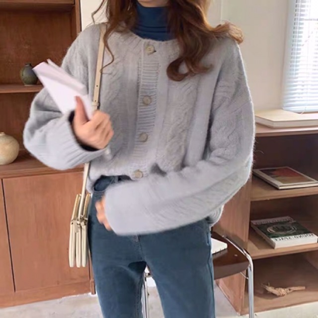 [ẢNH THẬT CUỐI] Áo cardigan len thừng ulzzang | BigBuy360 - bigbuy360.vn