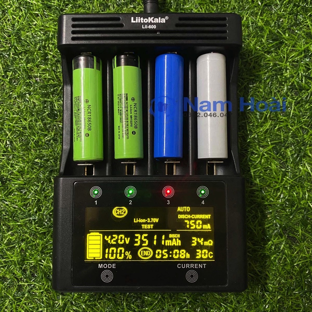 CELL PIN 18650 PANASONIC NCR18650B -  XẢ 10A mới 100%