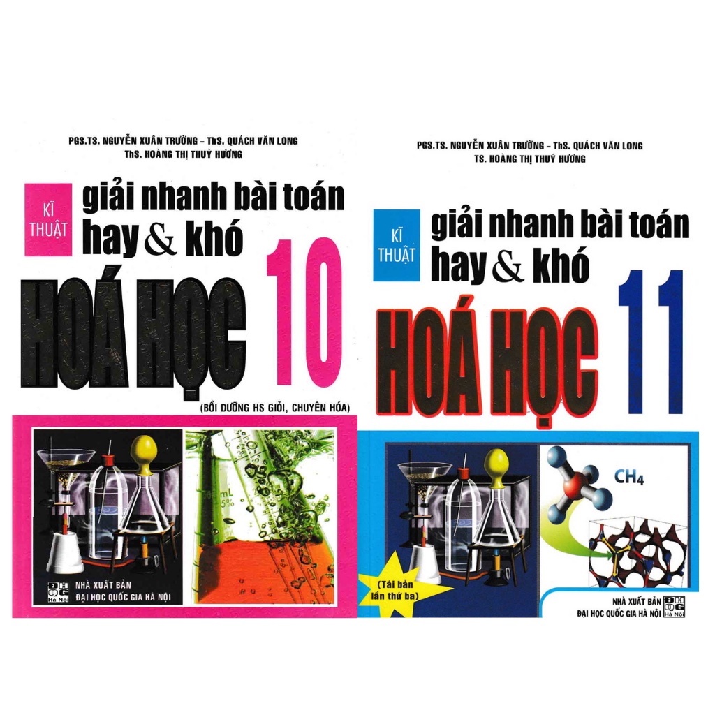 Sách - Kĩ Thuật Giải Nhanh Bài Toán Hay Và Khó Hóa Học 10 , 11