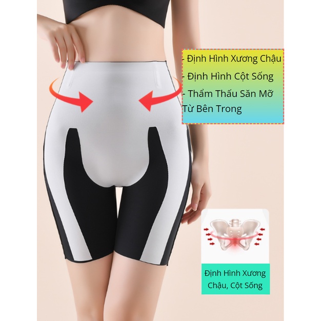 Quần legging ozon nano thông hơi lưng cao không đường may định hình cơ thể dành cho nữ, giảm eo tạo dáng