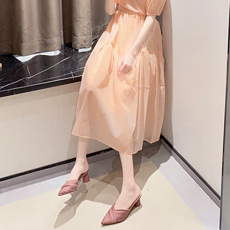 Dép cao gót XIELUAIZTA mũi nhọn thời trang thanh lịch dành cho nữ