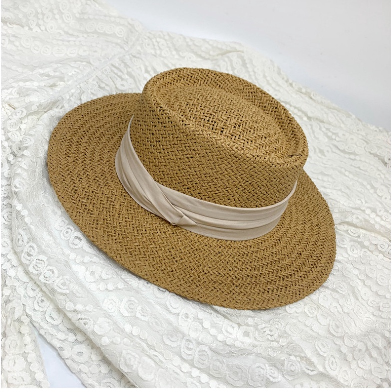 Nón cói viền đi biển phong cách Vintage siêu xinh