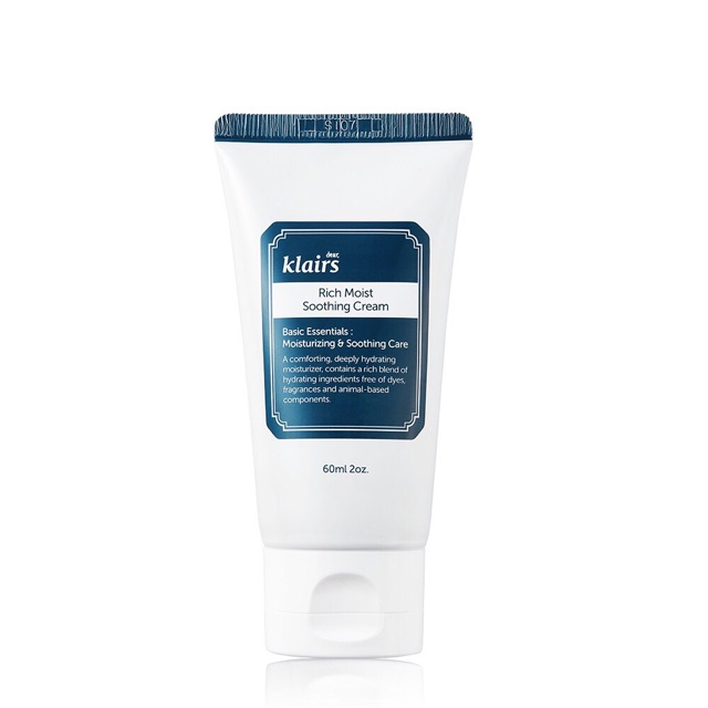 Kem Dưỡng Ẩm Dear Klairs Rich Moist Soothing 60ml Nhập Khẩu Chính Hãng | BigBuy360 - bigbuy360.vn