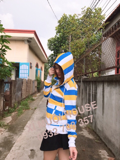 Áo khoác sọc cầu vồng | BigBuy360 - bigbuy360.vn