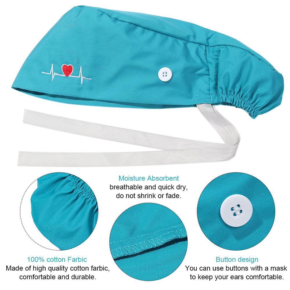 EUCA 1 Mũ Cotton Cột Tóc Đuôi Ngựa Có Thể Điều Chỉnh Kích Thước