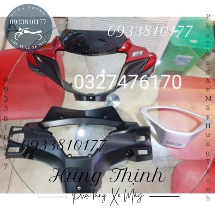 Bộ nhựa đầu đèn xe Future X 125 màu đỏ chính hãng HONDA