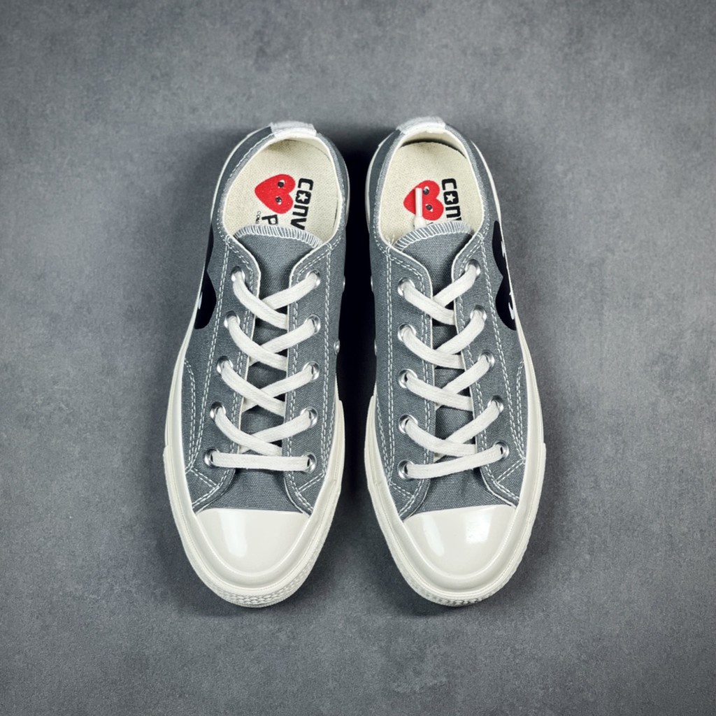 Giày Thể Thao Converse x Cdg Comme des Gar ons Play Cổ Thấp Năng Động Thời Trang Unisex