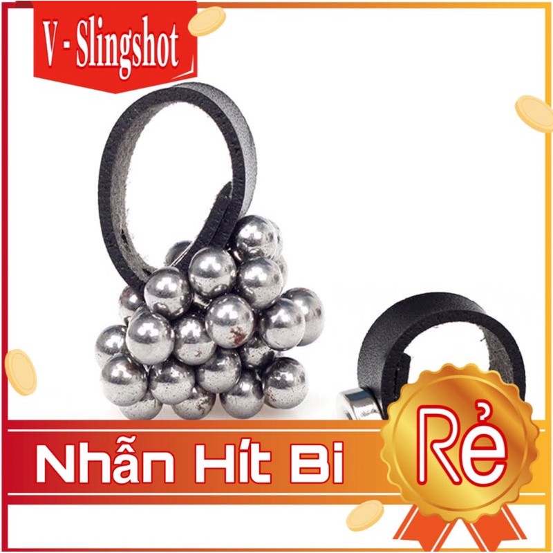 [Giá Rẻ] Nhẫn Hút Bi ( Nam Châm Hút Bi )