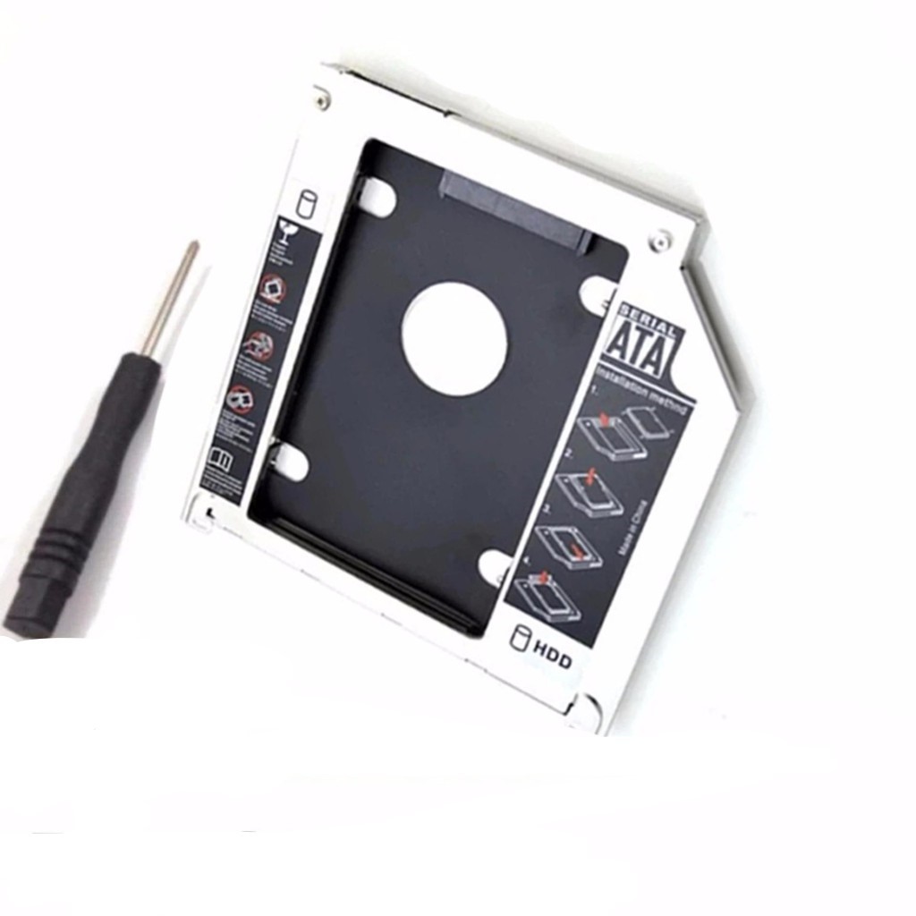 Caddy bay dùng cho HDD loại 12.7mm ( Vỏ nhôm )