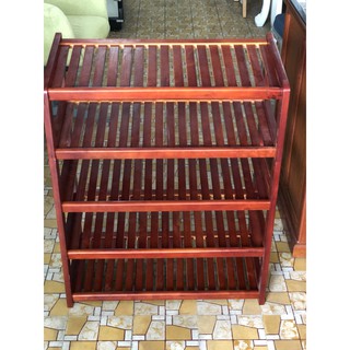 Kệ giày dép gỗ 5 tầng ngang 60 cm, cao 82cm