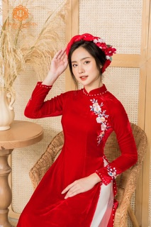 mấn xoắn đính hoa