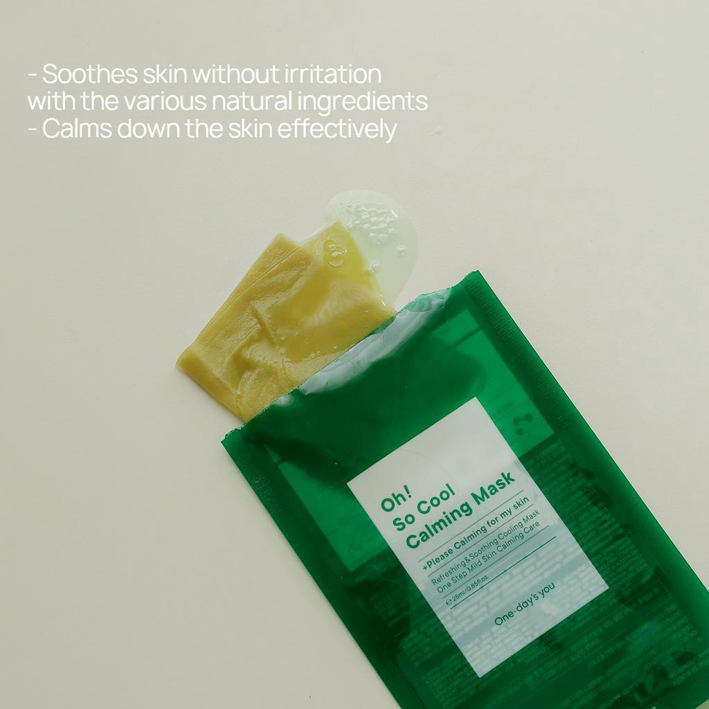 Mặt Nạ Dịu Mát Mùa Hè -7 Độ ONE DAY'S YOU Dịu Da Không Gây Kích Ứng Da