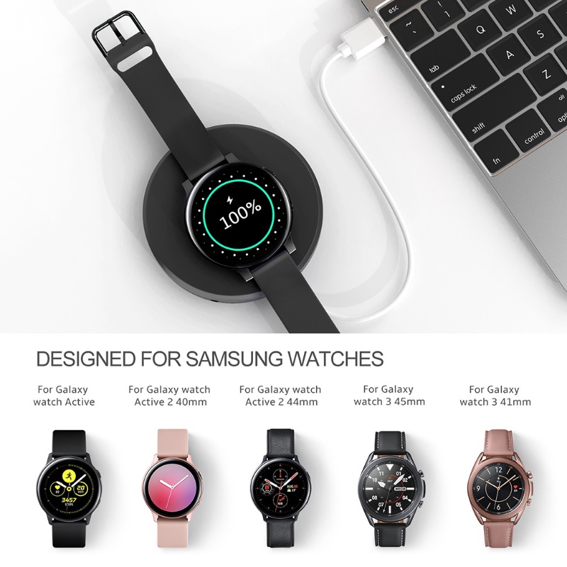 Đế Sạc Không Dây USB Cho Đồng Hồ Thông Minh 2 44mm 3 41mm