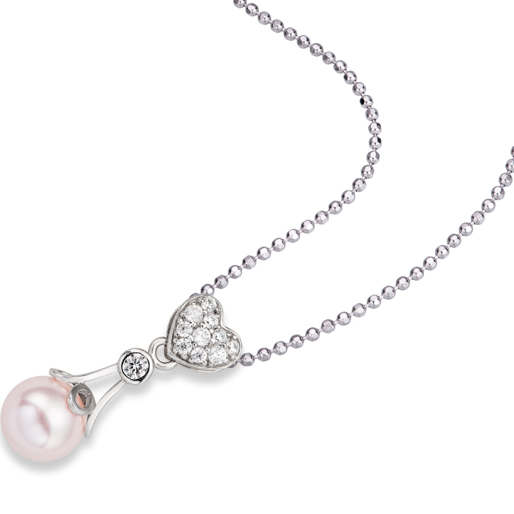 Mặt dây chuyền Bạc Ngọc trai nhân tạo PNJSilver NHXMK000002