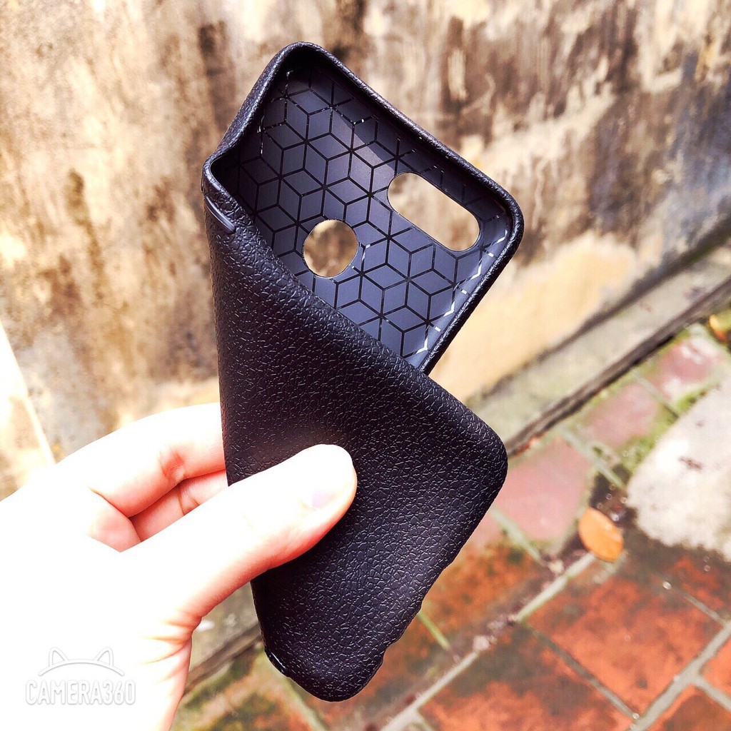 Ốp cao su đen giả da ❤️FREESHIP đơn từ 150k❤️ điện thoại SAMSUNG dòng S/Note/A/M đẹp cầm chắc tay