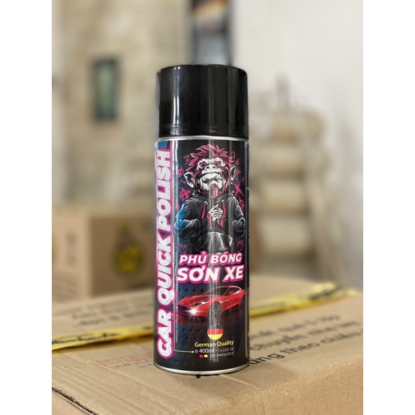 Chai xịt Bóng Sơn Xe - Sprayking Car Quick Polish 400ML